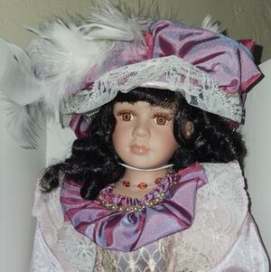 Genuine Hand Painted Porcelain Doll